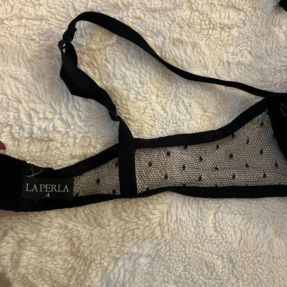 La Perla Black Lace Underwire Bra - Picture 5 of 8